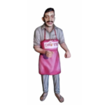 FRP Tea Man Statue - Image 4
