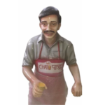 FRP Tea Man Statue - Image 3