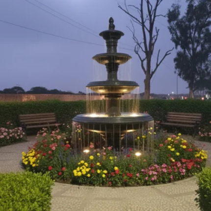 10 Feet FRP Decorative Garden Fountain