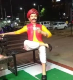 FRP Tea Man Statue