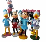 5 Feet FRP Micky Minnie Statue - Image 2