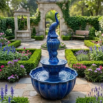8 Feet FRP Peacock Water Fountain - Image 2