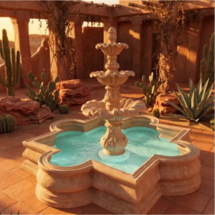 6 Feet FRP Decorative Fountain